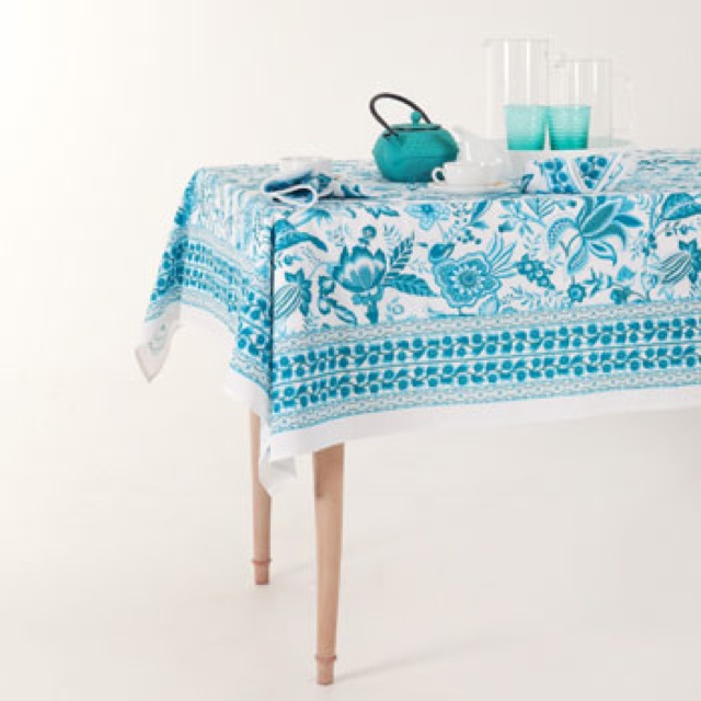 Zara Floral print tablecloth - saved by Chic n Cheap Living