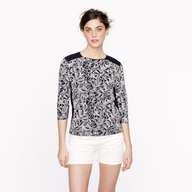 J. Crew Embroidered wildflower top - saved by Chic n Cheap Living