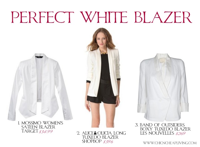 Perfect White blazer - by Chic n Cheap Living