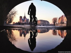 Reflections-of-Paris by Joanna Lemanska by bike - saved by Chic n Cheap Living