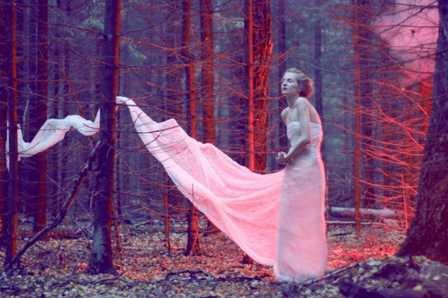 Fantasy Katerina Plotnikova Dress blowing in woods - saved by Chic n Cheap Living