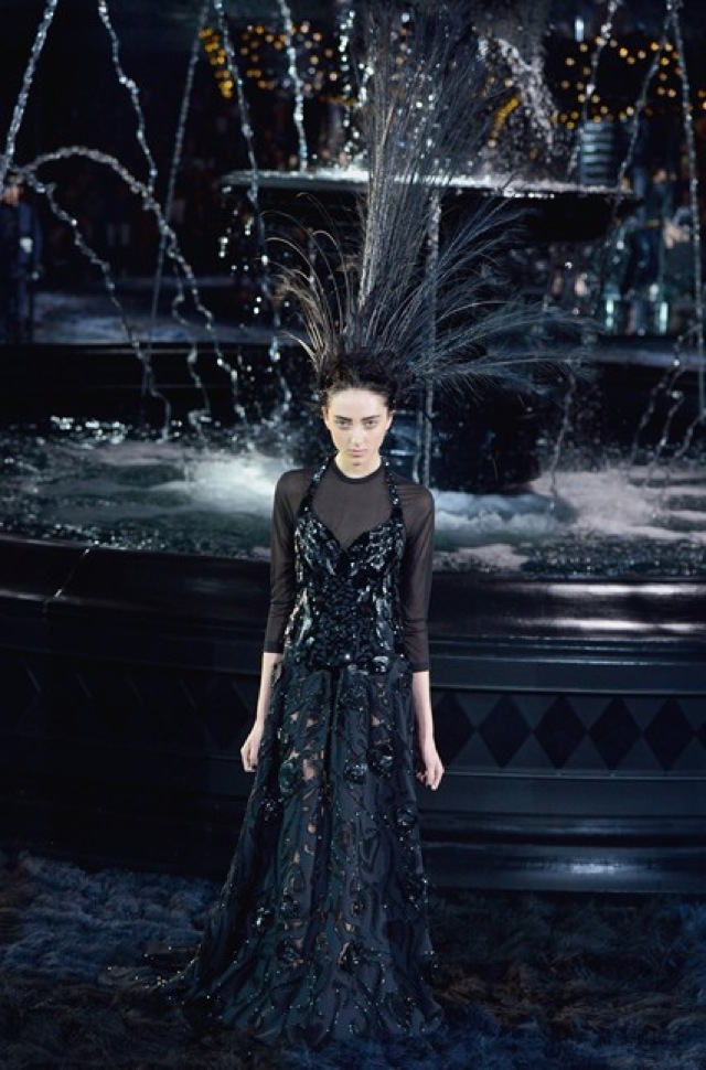 Louis Vuitton gown Paris Fashion Week SS 2014 on Vogue.com - saved by Chic n Cheap Living
