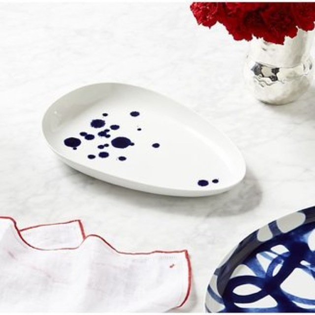 Paola Navone Crate and Barrel Como splash platter - saved by Chic n Cheap Living