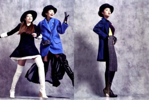 Friends Harper's Bazaar with short coats - saved by Chic n Cheap lIVING