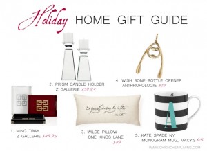 Holiday 2013 Home gift guide by Chic n Cheap Living