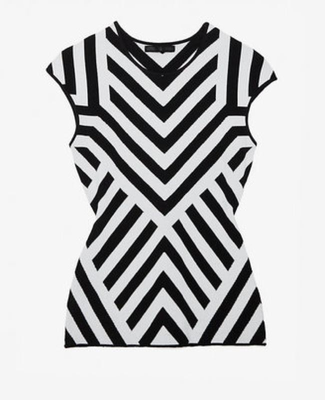RVN Exclusive chevron pattern sleeve knit - saved by Chic n Cheap Living