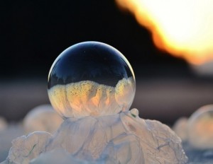 Frozen-Bubbles-Photography close up -Angela Kelly - saved by Chic n Cheap Living