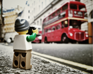 The-Legographer by Andrew White London bus - saved by Chic n Cheap Living