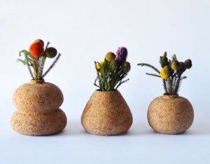 Cork planter from Nelanie Abrantes Design