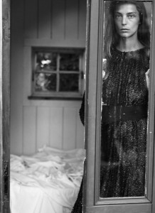 Vulnerable daria_werbowy at window in Interview Magazine September 2014
