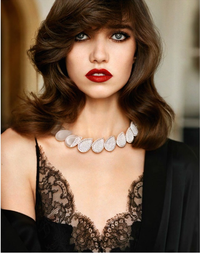 Grace Vogue Paris October 2014 Boucheron necklace