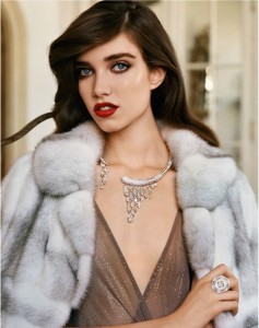 Grace Vogue Paris October 2014 Chaumet necklace