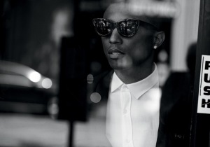 Pharrell Williams in sunglasses for WSJ Magazine September 2014