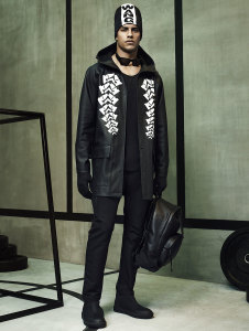Alexander Wang H&M black coat