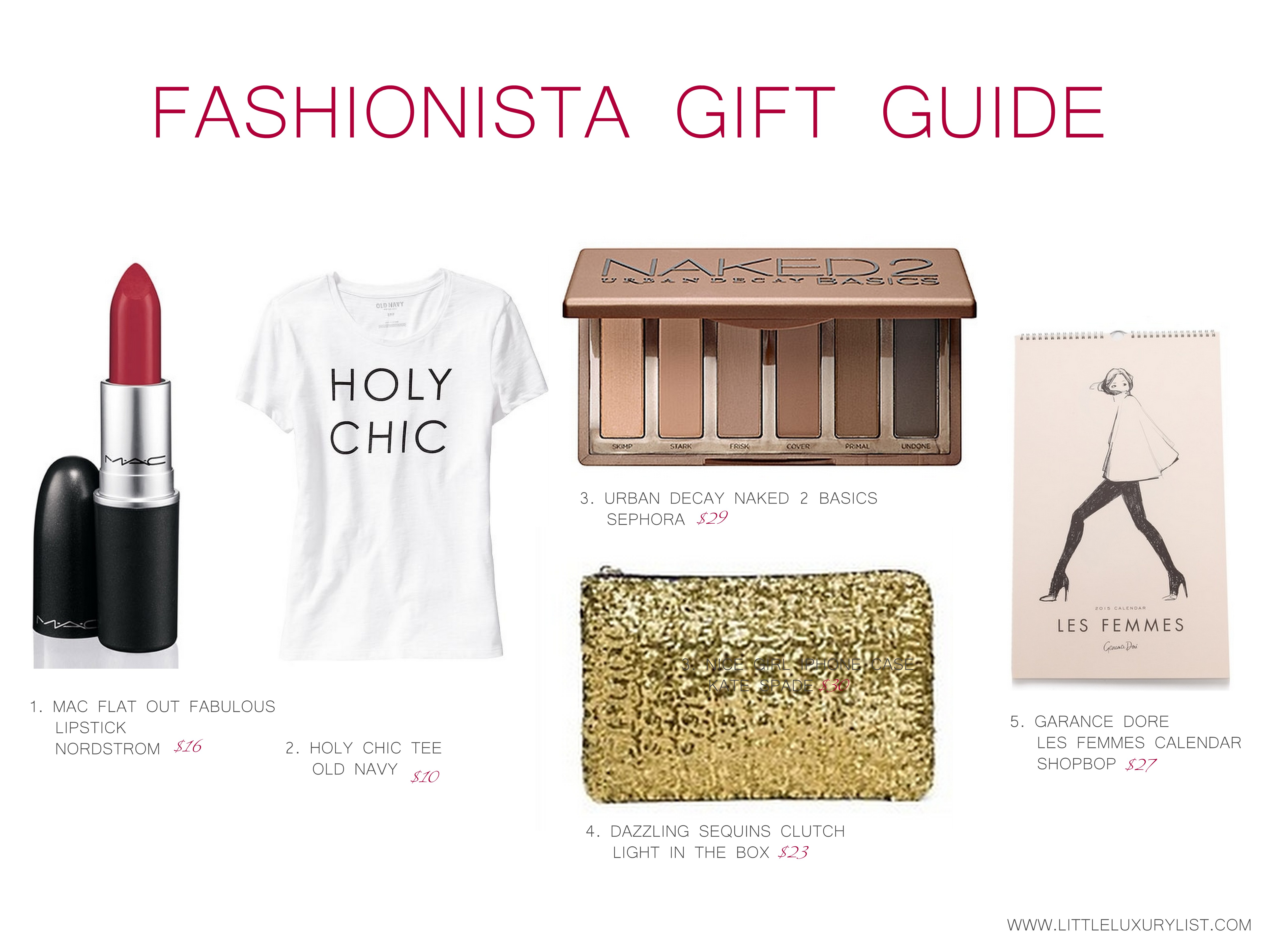 Fashionista Gift Guide part 2 by little luxury list