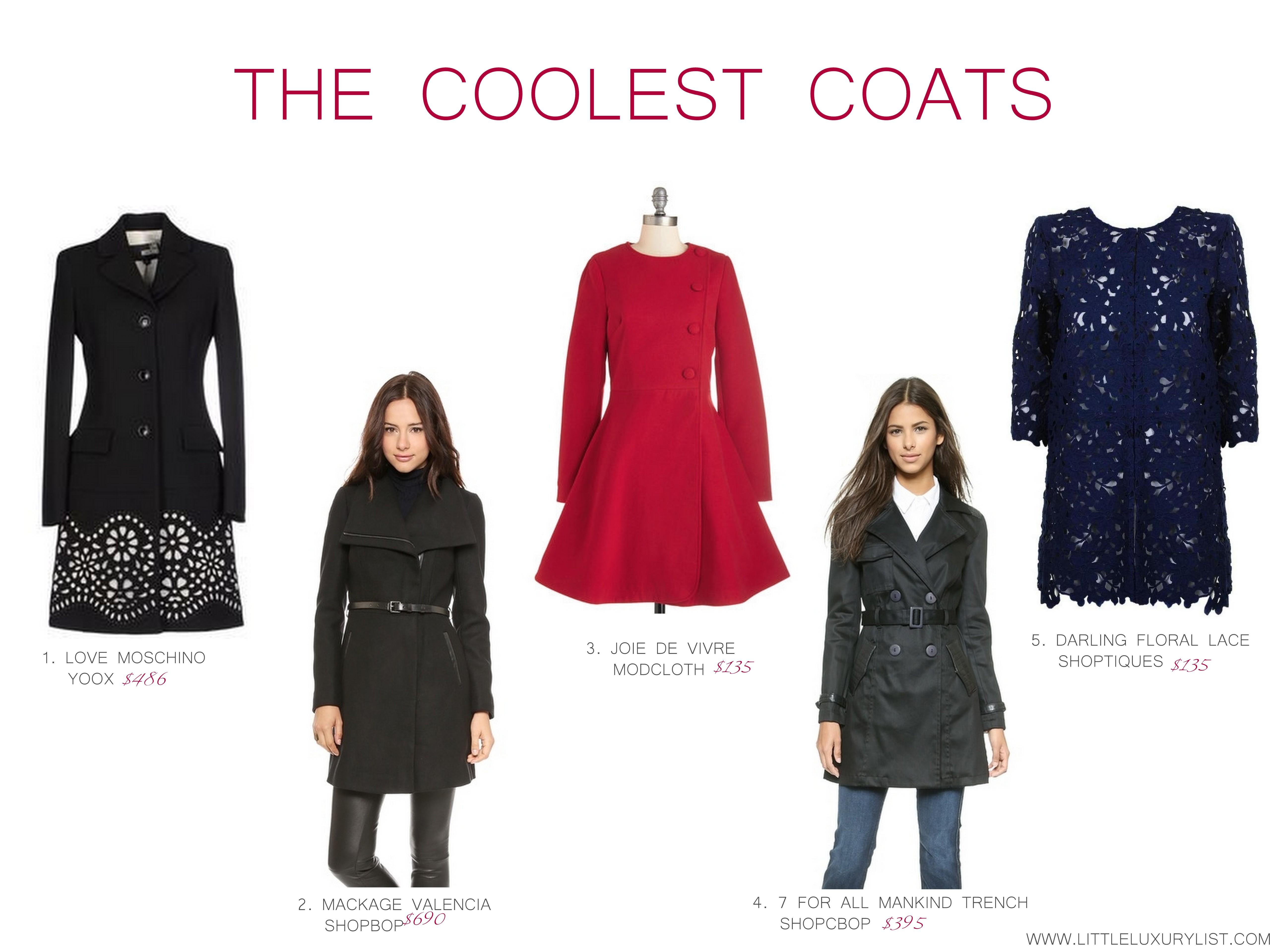 The Coolest Coats by little luxury list