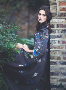 Keira Knightley Edit in floral Valentino dress