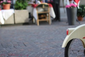 Milan back of bike by little luxury list