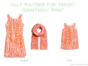 Lilly Pulitzer for Target Sea giraffeeey print