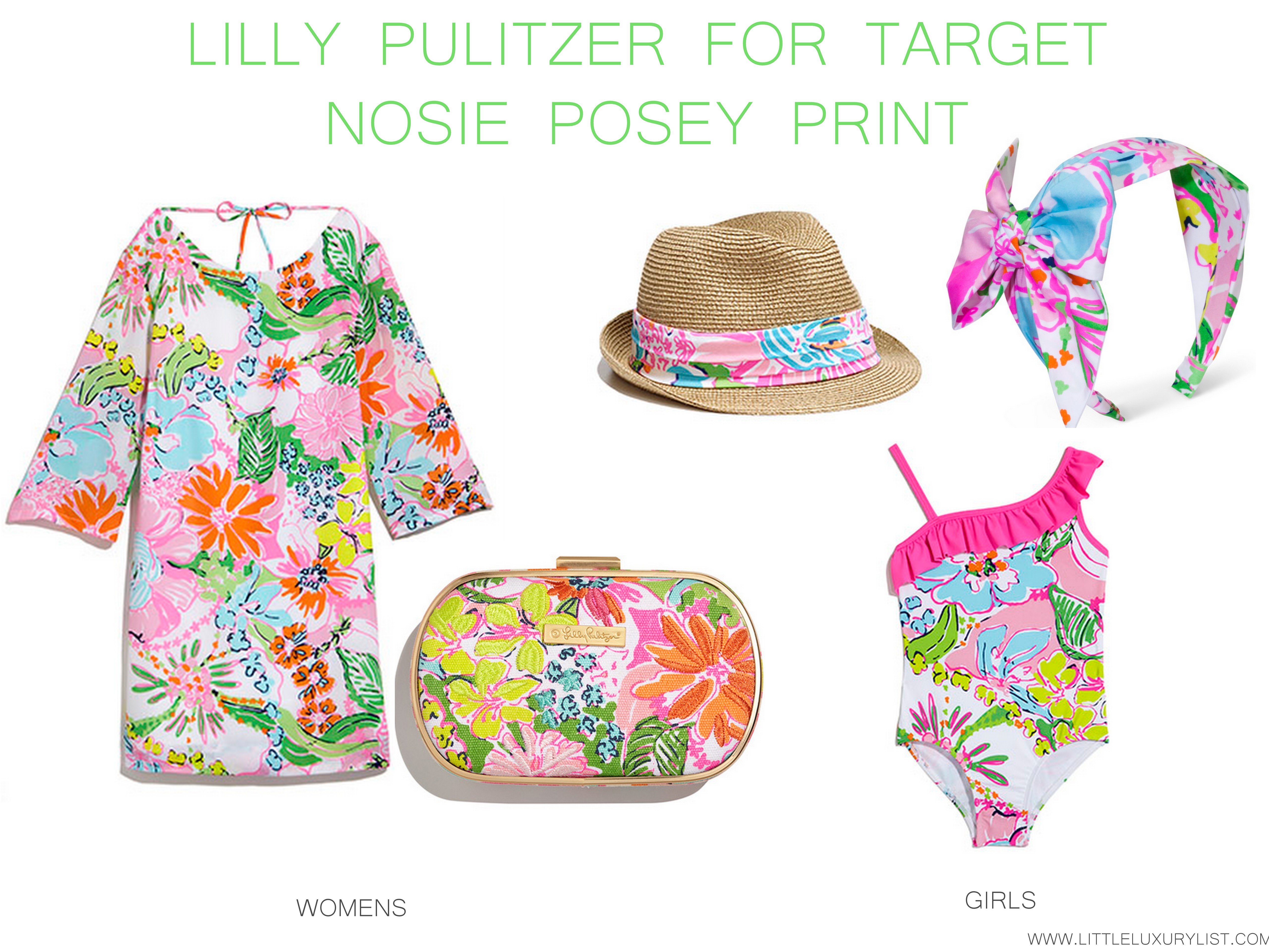Lilly Pulitzer for Target Sea nosie posey print