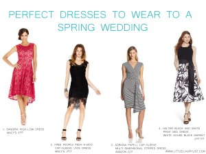 Perfect dresses to wear to a spring wedding