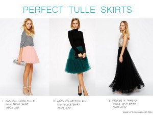 Perfect tulle skirts by little luxury list
