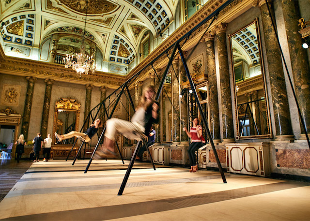 Swing-Set-Installation-in-Grand-Milanese-Palazzo-0