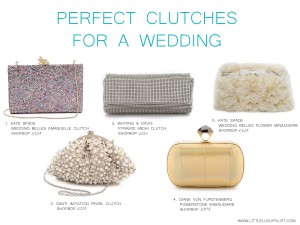 Perfect clutches for a wedding by little luxury list