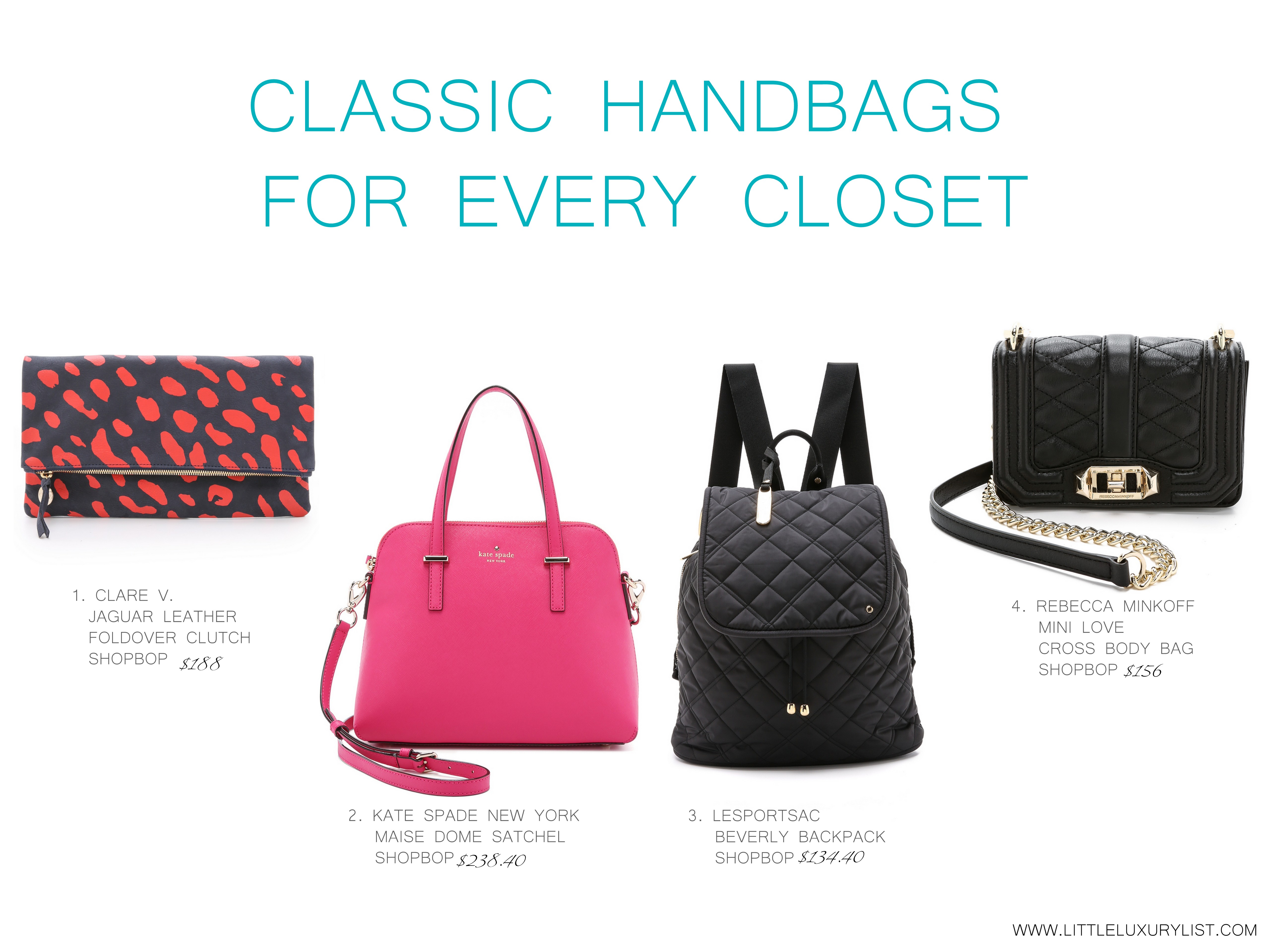 Classic handbags for every closet