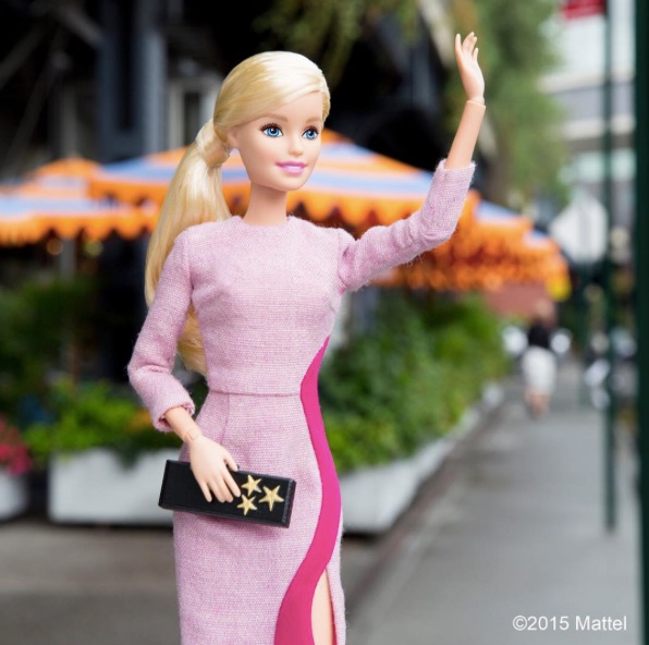 Barbie in Roksanda Ilinicic dress