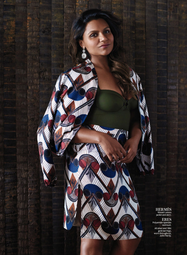 Mindy-Kaling-In-Style-June-2015-Hermes-suit