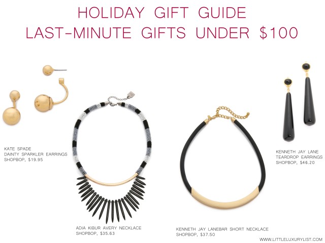 Holiday Gift Guide Last Minute Gifts by little luxury list