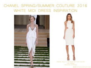 Chanel Spring Summer Couture 2016 white midi gown inspiration by little luxury list