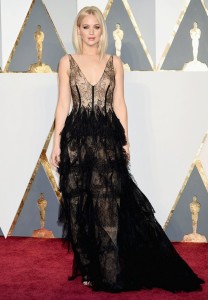 Oscars 2016 Best Dressed Jennifer Lawrence in Dior couture gown
