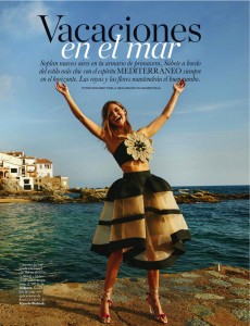 Elle España, March 2016 Ariadne Artiles in Delpozo by Riccardo Tinelli