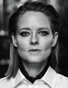 Jodie Foster closeup in Interview Magazine March 2016 shot by Mikael Jansson