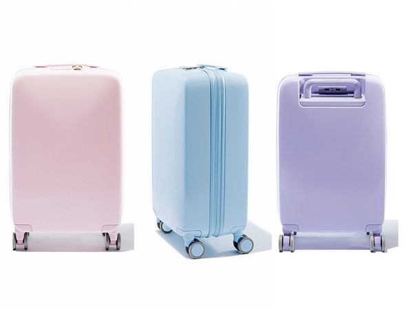 Raden blue lilac pink luggage
