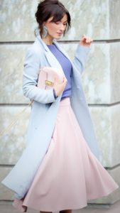Galant girl outfit rose quartz and serenity pink and blue