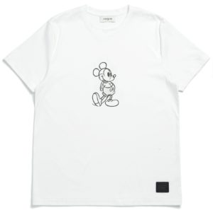 Disney x Coach Mickey Mouse Collaboration white tee shirt