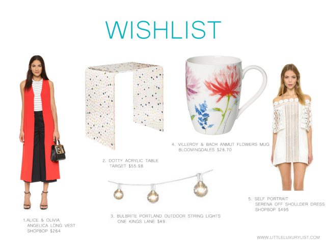 Wishlist - June 2016 by little luxury list