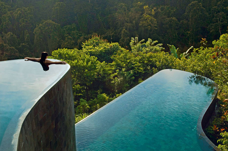 Extraordinary swimming pools around the world Hanging Gardens Ubud
