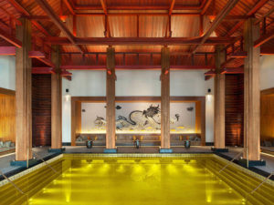 Extraordinary swimming pools around the world st. Regis Lhasa gold energy pool