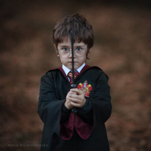 cute kids dressed as famous movie characters-Harry Potter 1