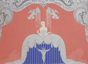 Erte Art Deco paintings Costume pour Le Triomphe de la femme, 1926