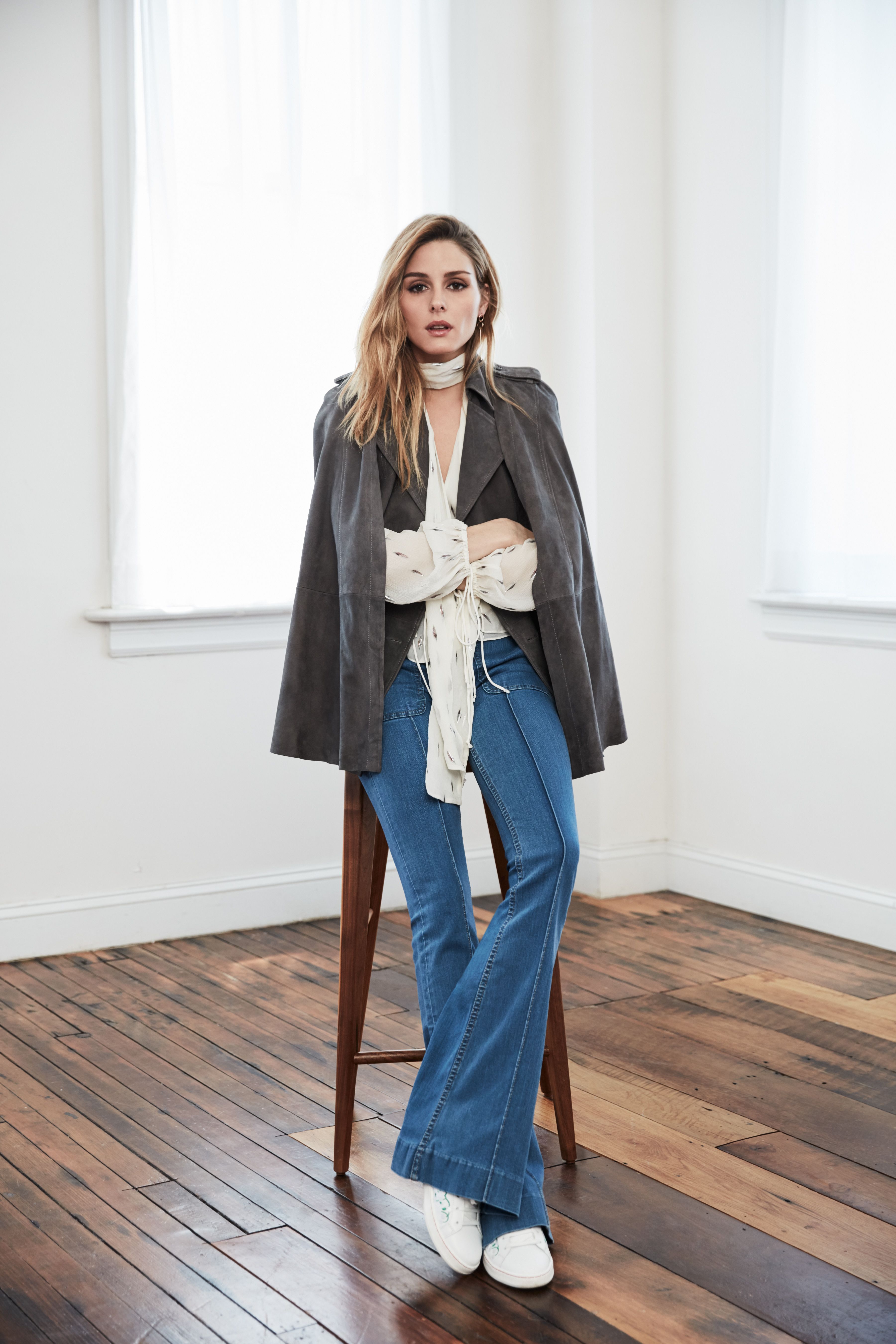 Olivia Palermo + Chelsea28 for Nordstrom cape trench