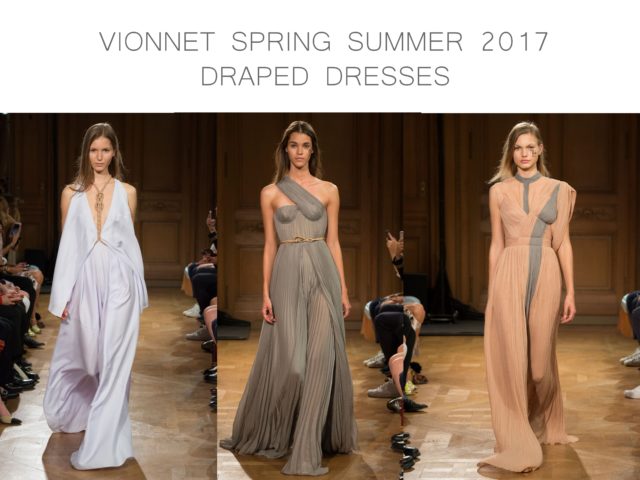 Vionnet Spring Summer 2016 draped dresses by little luxury list