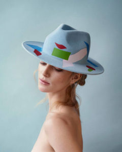 laura apsis livens decorated hats blue