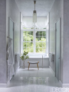 the best white bathrooms Carol Egan on Elle Decor