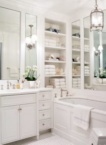 the best white bathrooms Home Bunch with shelves