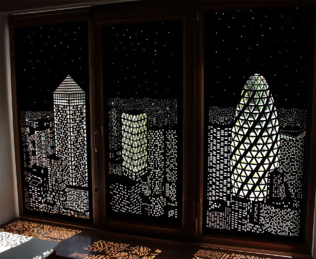 Cityscape blinds - Holeroll blinds London